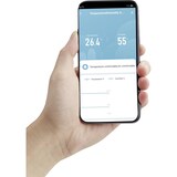 thumbnail of Sygonix Thermo-/Hygrometer App basierend Weiß SY-4904438