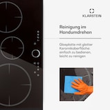 thumbnail of Delicatessa 80 Einbaukochfeld Induktion 3 Zonen 7400W Glaskeramik Schwarzes Glas