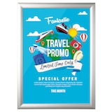 thumbnail of Wandprospekthalter VT720415370 A4 Klapprahmen silber