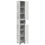 thumbnail of vidaXL Badkamer Kast Beton Grijs 30,5 x 30 x 195 cm Bewerkt hout