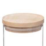 thumbnail of WellHome - Pote de vidro e madeira, hermético, 1L