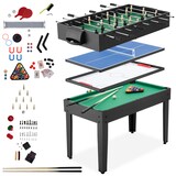 thumbnail of tectake Table de jeu multifonction SirGameALot 15-en-1 avec accessoires  Noir/Vert