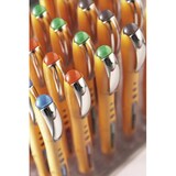 thumbnail of Etui de 4 stylos rollers Worker, pointe F, encre 4 coul., coloris jaune/assortis