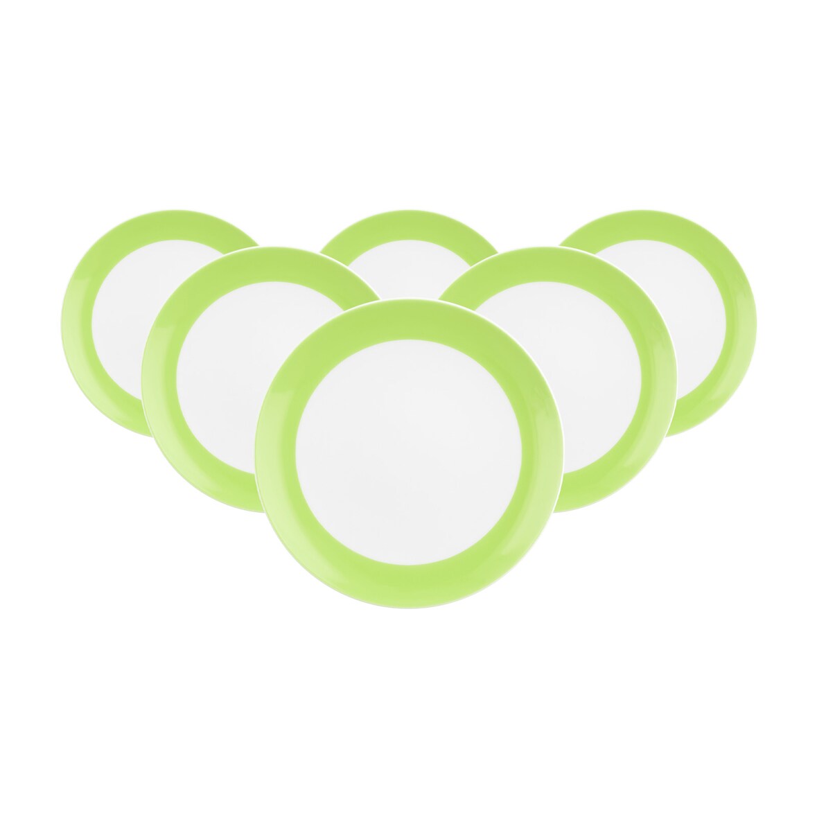 Seltmann Weiden Liberty Pure Colors Brotteller ø 17,5 cm 6er Set - Lime Green