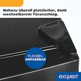 thumbnail of Exquisit Kühl-Gefrierkombination, Kühlschrank mit Gefrierfach, 4-Sterne-Gefrieren, 157 Liter, Schnellkühlen, KGC5231-60-E-050C inoxlook-az