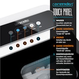 thumbnail of Arendo Eiswürfelmaschine Edelstahl, 1,4 Liter Wassertank, Eiswürfelbereiter, 13 - 14 kg in 24 h, Ice Cube Maker mit Sichtfenster & Status LEDs, Weiß