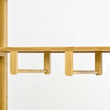 thumbnail of HOMCOM Guardaroba Aperto in Bambù 2 Ante Scorrevoli e Ripiani Aperti