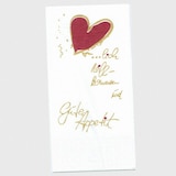 thumbnail of 250x Motivservietten "Herzlich willkommen und Guten Appetit" 33x33cm