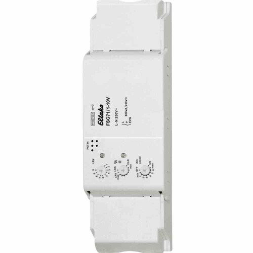 Lichtregel-Potentiometer, Einbauinstallation, Dimmung 1-10 V, Funk, 2,6A, 230V, 40mA, Lichtwertspeicher, FSG71/1-10V