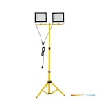 thumbnail of Projecteur LED de chantier TIGRA TRÉPIED 2x100W 4000K IP54 blanc naturel
