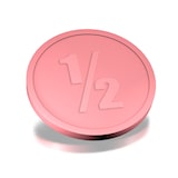 thumbnail of CombiCraft Kunststoff 1/2 Wertmarken in Rosa  Ø29 mm  - Packung mit 250 Stück