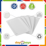 thumbnail of DayBays 60000 Stk. Pappteller 13x20 cm rechteckig weiß ohne Beschichtung