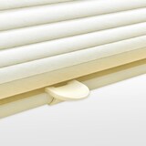 thumbnail of Plissee Verspannt mit Klemmträgern ohne Bohren Faltrollo Fensterrollo Marke 90 x 220 cm weiß crash