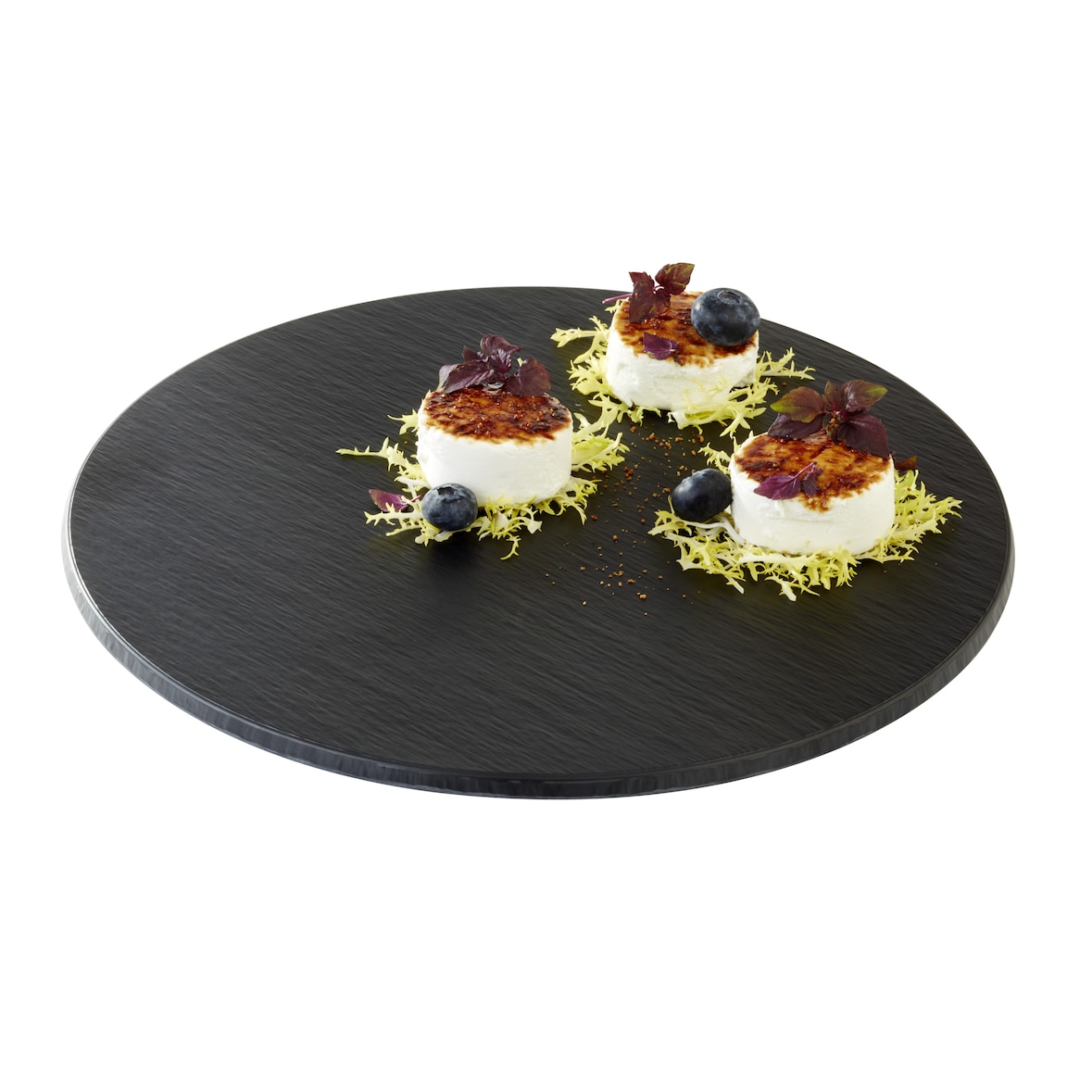 Tablett -SLATE- Ø 30 cm, H: 1 cm