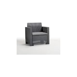thumbnail of Canapé deux places Bica Nebrasca anthracite effet rotin