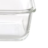 thumbnail of Benetton - Set di 3 bottiglie rettangolari ermetiche da 1180 ml/840 ml/690 ml in borosilicato arcobaleno