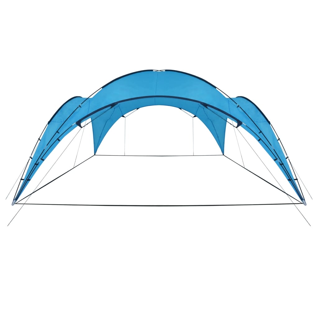 vidaXL Partytent boog 450x450x265 cm lichtblauw