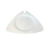 thumbnail of Assiette jetable Porte-Verre jetable Trigon 27x26 cm en cellulose - 200 pièces - Ecobioshopping