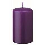 thumbnail of Kerzen Stumpenkerzen Violett, 120 x 40 mm, 16 Stück