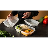 thumbnail of 246x DUNIFORM PP Schale Take-Away 250 x 159 x 45 mm Transparent 2-Teilung