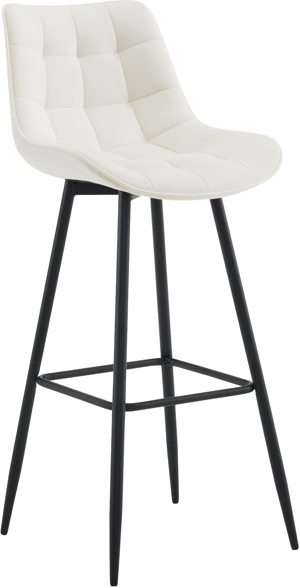 Barhocker Dartford creme/Samt