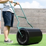 thumbnail of COSTWAY Gazonroller, te vullen met water of zand, 60 l, diameter 40 cm x 50 cm, vloerroller met handvat