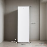 thumbnail of homeX Gefrierschrank No Frost, Tiefkühlschrank groß - 204 Liter, 4-Sterne Gefrieren, Super-Frost-Funktion, FSN2041E-W