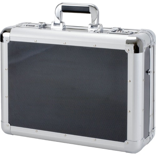 ALUMAXX Laptop-Attachékoffer C-1 Aluminium Trolley silber-carbon 45140