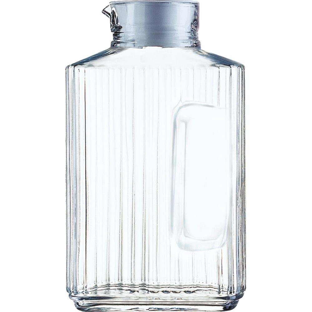 LUMINARC QUADRO Garrafa Vidro Com Tampa 2L