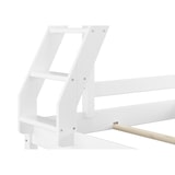 thumbnail of Doppel-Etagenbett 140x200 und 90x200 Erwachsenen-Stockbett Kiefer Massivholz weiß V-60.18W-09-14 Rollrost und Matratze inkl.