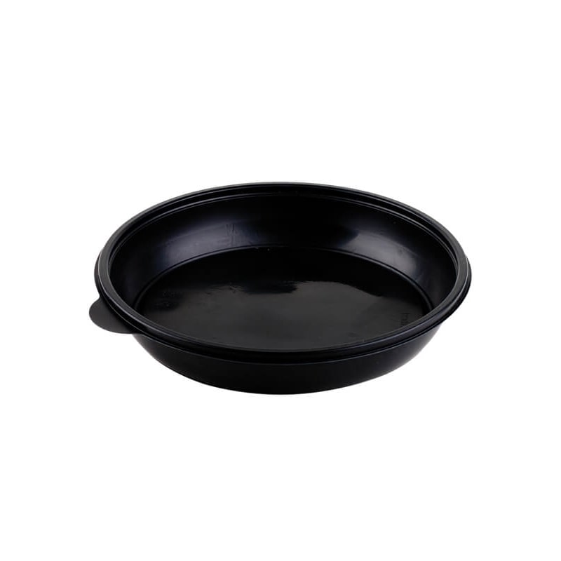 150x Schale, PP, schwarz, rund, 1000ml
