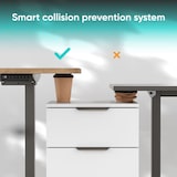 thumbnail of ONKRON Scrivania Regolabile fino a 100 kg, Altezza con 2 Motori e Funzione Memoria, Scrivania con Supporto Regolabile CDF222E Nero