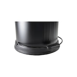 thumbnail of 12 Liter Abfalleimer Treteimer Metall schwarz matt mit Absenkautomatik