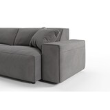 thumbnail of KAWOLA Sofa RANI Ecksofa Cord grau Recamiere links