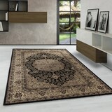 thumbnail of Carpetsale24 Orientteppich schwarz 160x230 cm – Kurzflor Teppich im klassischen Vintage Stil für Wohnzimmer, Schlafzimmer, Esszimmer