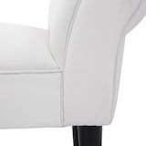 thumbnail of HOMCOM Banco de Pé de Cama Banco com Braços Curvados Estofado e Pés de Madeira Carga Máxima 130kg 102x31x51cm Branco