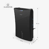 thumbnail of Drybest 2000 2G Luftentfeuchter Ionisator 700 ml/d 70 W schwarz Schwarz