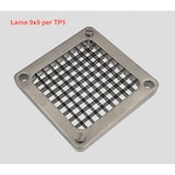 thumbnail of Tagliapatate/tagliaverdure professionale manuale in acciaio inox, Comprese 4 lame di cui una per tagliare agrumi e mele in 8 pezzi