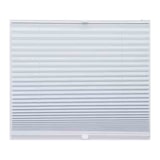 thumbnail of Thermo Black Out Plissee 125x150 cm weiss silber metallic 100% Verdunkelnd