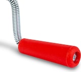 thumbnail of EBERTH Rohrreinigungsspirale 3m, Ø 9mm, für Rohre ab Ø 40mm, mit krallenförmigem Bohrkopf, Abflussreiniger für WC und Abflüsse gegen Verstopfungen