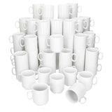 thumbnail of 72er Set EVENT stapelbare Kaffeebecher weiß Porzellan 250 ml