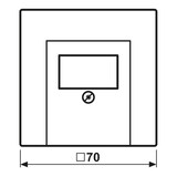 thumbnail of Jung Abdeckung LS 969 T SWM LS969TSWM