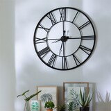 thumbnail of WellHome - Orologio vintage in metallo nero Ø69,5 cm