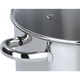 thumbnail of aro Olla para sopas con tapadera, acero inoxidable, Ø 28 cm, 13.5 L, inducción