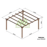 thumbnail of Pérgola de Madera Maciza Jerez (Maderland) - Gardeneas
