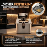 thumbnail of Sommertal Fritteuse 3L 2000W Edelstahl – Öl Fritteuse 130–200°C mit Sichtfenster | Deep Fryer für Haushalt & Pommes | EF2000