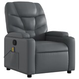 thumbnail of vidaXL Massagesessel Relaxsessel Grau Kunstleder