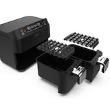 thumbnail of MAXXMEE Heißluft-Fritteuse Doppelkorb - 2x 3,8 l - 6 Programme Fritteuse - 2400 W - ohne Öl - 2 unanbhängige Garzonen - Schwarz