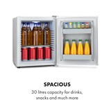 thumbnail of Happy Hour Minibar  5-15°C EEK G 25dB LED-Licht Silber-Metallic