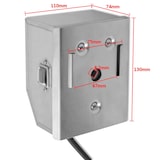 thumbnail of vidaXL BBQ Draaispit met professionele motor staal 900 mm